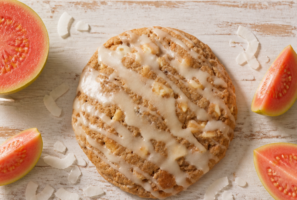 Toasted Coconut Guava Eclipse Cookie